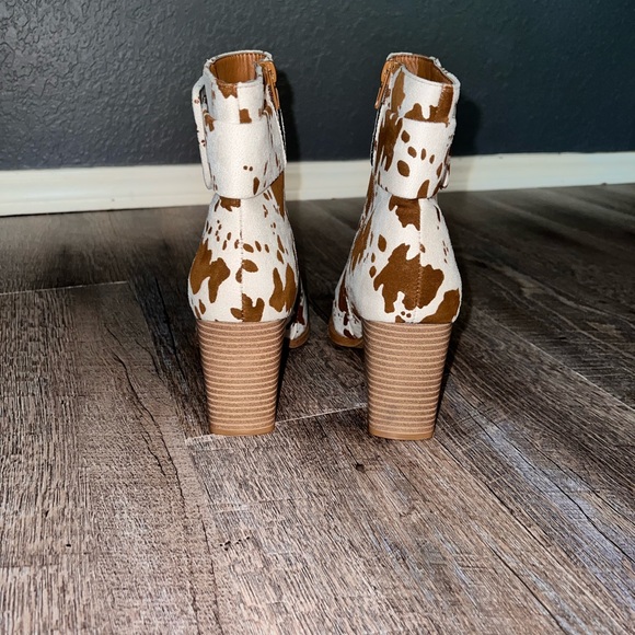 Cow Print Booties - Picture 8 of 8